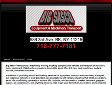 Tablet Screenshot of bigsascotransport.com